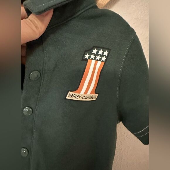 Harley Davidson onesie 24 months - Picture 2 of 4